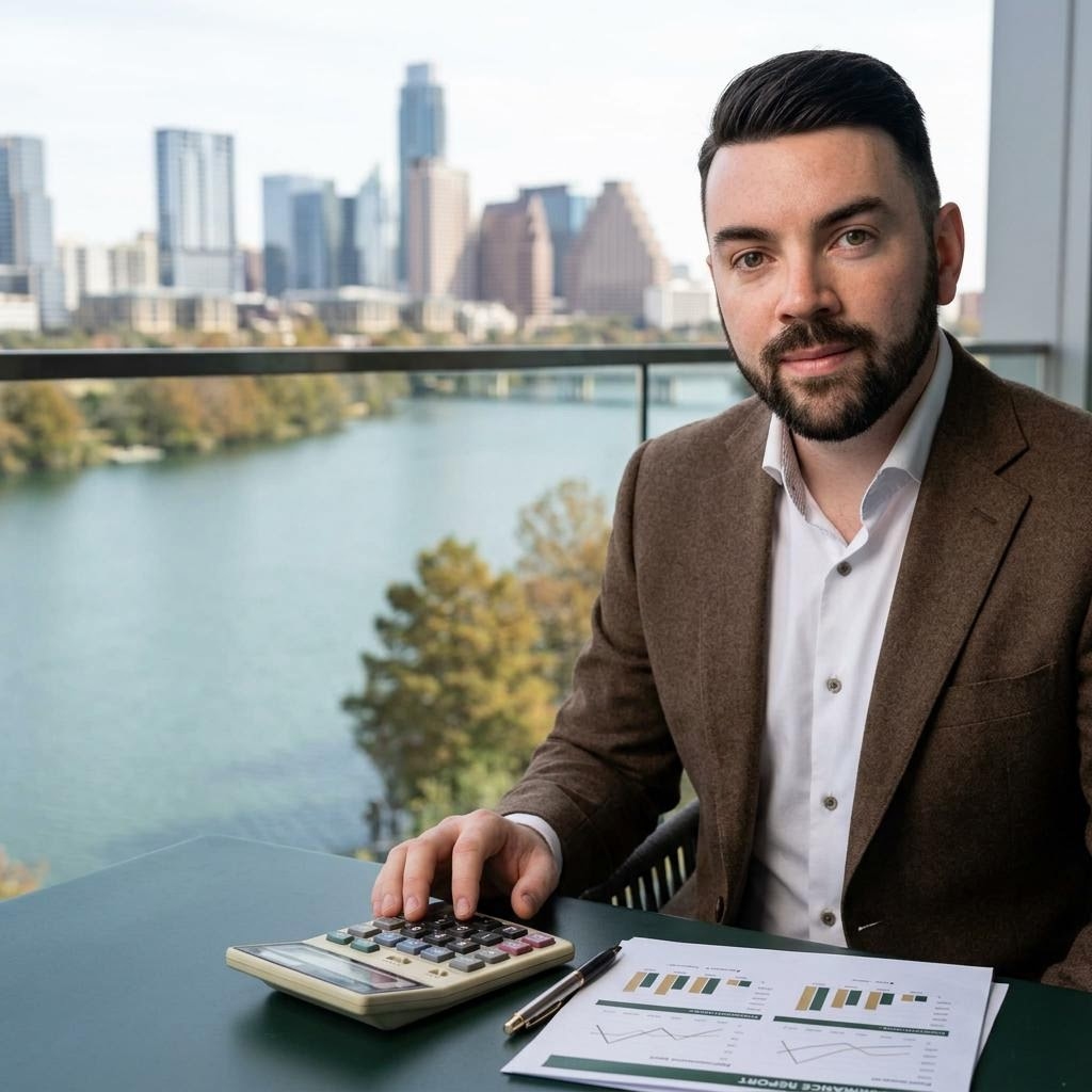 AI assisted editorial depiction of John P. Cronin discussing measure ai revenue system